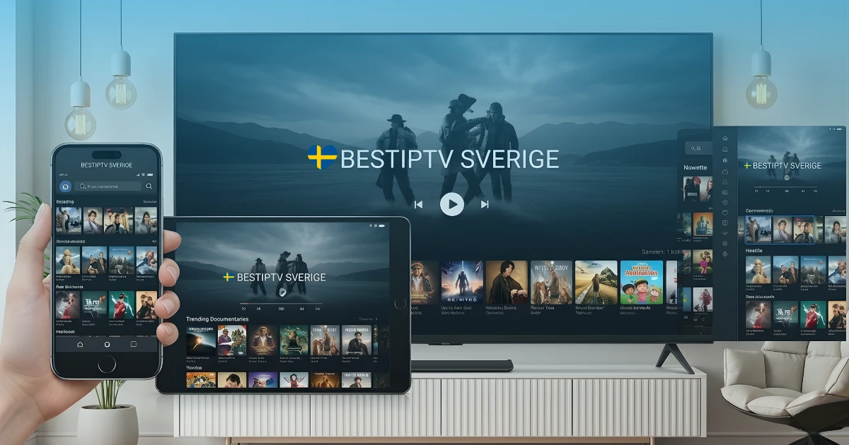 IPTV 4K Sverige Ultra HD — 4K TV kanaler på Samsung LG Smart TV hemma